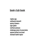 Book Club Book