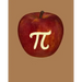 Apple Pi: Graph Paper for Math Students Teachers Professors - 4 Square to 1 Inch Grey Graph Paper - 150 pages 8x10
