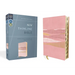 Niv, Thinline Bible, Leathersoft, Pink, Red Letter, Thumb Indexed, Comfort Print