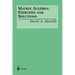 Matrix Algebra: Exercises and Solutions