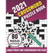 2021 Crossword Puzzle Book: Adults 2021 Crossword Brain Game Book With Challenging Search and Find Word Puzzle Games For Brainstorming And Enterta