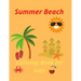 Summer Beach Coloring Book for kids