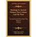 Readings In Ancient History, Part 2, Rome And The West: Illustrative Extracts From The Sources (1913)
