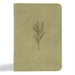 NASB Large Print Compact Reference Bible, Sage Suedesoft Leathertouch