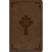 KJV Large Print Personal Size Reference Bible, Brown Celtic Cross Leathertouch, Indexed