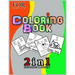 coloring book: 2 in 1 education and activity for Boys, Girls, Fun, ... book for kids ages 2-8