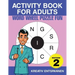 Activity Book for Adults - Word Wheel Puzzle Fun Edition 2