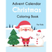 Advent Calendar Christmas Coloring Book For Kids: 25 simple and cute design to color - GIFT For Kids