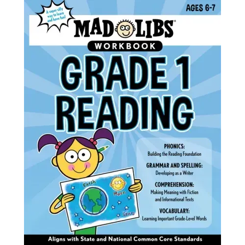 Mad Libs Workbook: Grade 1 Reading: Aligns with State and National Common Core Standards