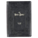 KJV Holy Bible, Giant Print Full-Size Faux Leather Red Letter Edition - Thumb Index & Ribbon Marker, King James Version, Midnight Blue