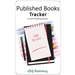 Published Books Tracker for Self-Publishing Authors: Workbook Organizer Logbook