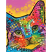 Dean Russo Tilted Head Cat Journal: Lined Journal