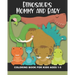 Dinosaur Mommy and Baby Coloring Book for Kids Ages 1-5: Cute and Simple Dino Images Aimed at Preschoolers and Toddlers - Mother and Child Dinosaurs -