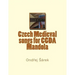 Czech Medieval songs for CGDA Mandola