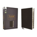 Nasb, Thinline Bible, Leathersoft, Black, Red Letter Edition, 2020 Text, Thumb Indexed, Comfort Print