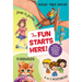 The Fun Starts Here!: Four Favorite Chapter Books in One: Junie B. Jones, Magic Tree House, Purrmaids, and A to Z Mysteries