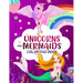 Mermaid Unicorn Colouring