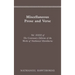 Centenary Ed Works Nathaniel Hawthorne: Miscellaneous Prose and Verse