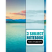 3 Subject Notebook For Students