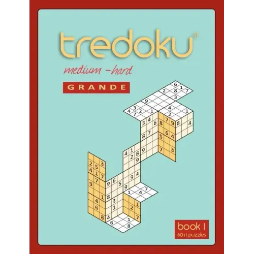 Tredoku Medium Hard Grande Book 1