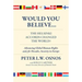 Would You Believe...the Helsinki Accords Changed the World?: Human Rights And, for Decades, Security in Europe