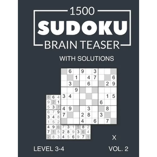 500 Sudoku Brain Teaser Samurai with solutions: Level 3-4 (medium to difficult), Volume 1