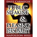 Public Speaking by Dale Carnegie (the author of How to Win Friends & Influence People) & Pleasing Personality by Napoleon Hill (the author of Think an