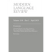 Modern Language Review (118: 2) April 2023