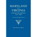 Maryland and Virginia Convict Runaways, 1725-1800. a Survey of English Sources