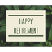 Happy Retirement Guest Book (Hardcover): Guestbook for retirement, message book, memory book, keepsake, landscape, retirement book to sign, gardening