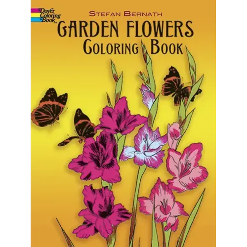 Garden Flowers Coloring Book