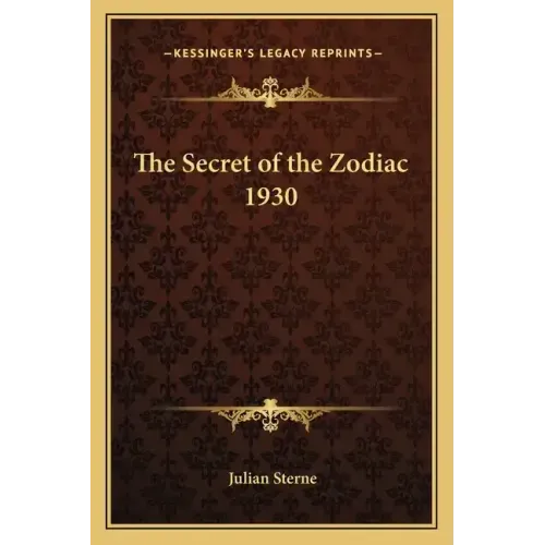 The Secret of the Zodiac 1930