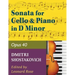 Shostakovich Sonata in d minor--opus 40 for cello and piano