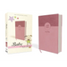 Niv, Baby Gift Bible, Holy Bible, Leathersoft, Pink, Red Letter, Comfort Print: Keepsake Edition