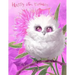 Happy 65th Birthday: Large Print Address Book with Pretty Snow Owl Design. Way Better Than a Birthday Card!