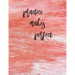 Practice Makes Perfect: Calligraphy Practice Book: Slanted Grid Calligraphy Paper for Beginners and Experts; Pointed Pen or Brush Pen Letterin