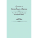 Genealogies of Rhode Island Families from the New England Historical and Genealogical Register. in Two Volumes. Volume I: Alden - Mowry