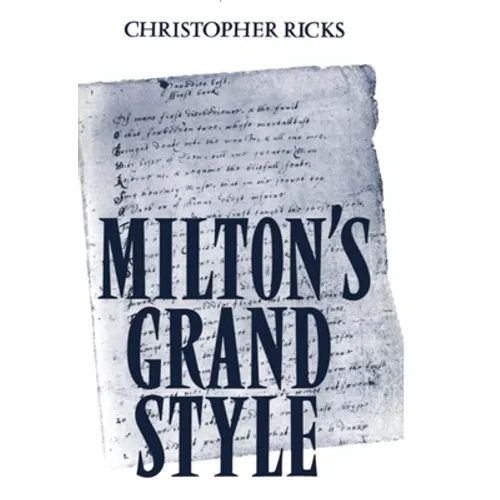 Milton's Grand Style