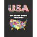 USA Coloring Book for Kids: Coloring Book for Toddlers, US states with Maps and flags