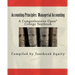 Accounting Principles: Managerial Accounting: A Comprehensive Open* College Textbook