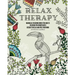 Relax therapy: mandalas coloring books for adults coloring for mindfulness design to relax and free your mind.