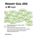 Microsoft Excel 2016 In 90 Pages