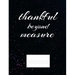Thankful Beyond Measure: Inspirational and Christian Themed College Ruled Composition Notebook