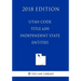 Utah Code - Title 63H - Independent State Entities (2018 Edition)