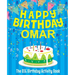 Happy Birthday Omar - The Big Birthday Activity Book: Personalized Children's Activity Book