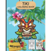 Tiki Coloring book: Traditional Hawaii/Polynesia Mythology Masks, Totems, and Traditional Art for Teenagers And Adults - Large Format