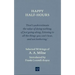 Happy Half-Hours: Selected Writings