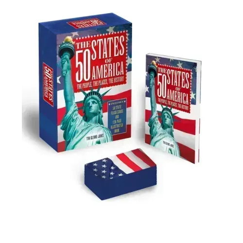 The 50 States of America Book & Card Deck: The People, the Places, the History