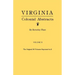 Virginia Colonial Abstracts. Volume II