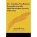 Des Matthias Von Beheim Evangelienbuch In Mitteldeutscher Sprache, 1343 (1867)